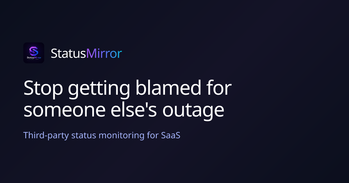 StatusMirror — 官网预览图